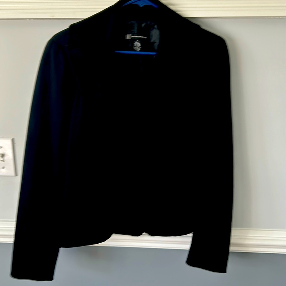 Black short INC jacket size medium